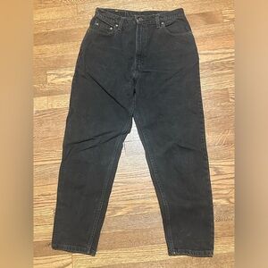 Levi Strauss relaxed fit tapered leg denim jeans